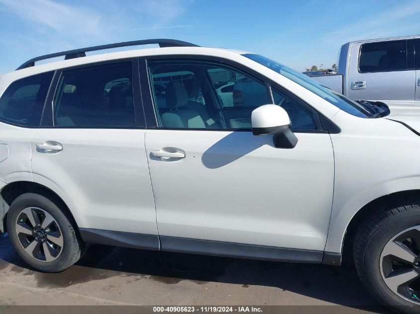 2018 Subaru Forester 2.5I Premium VIN: JF2SJAGC1JH452250 Lot: 40905623