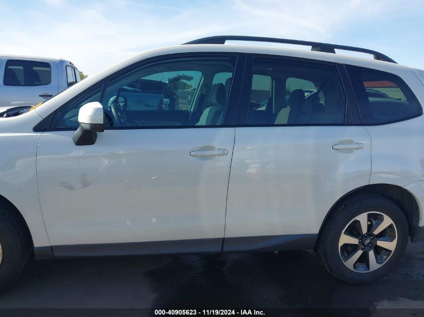 2018 Subaru Forester 2.5I Premium VIN: JF2SJAGC1JH452250 Lot: 40905623