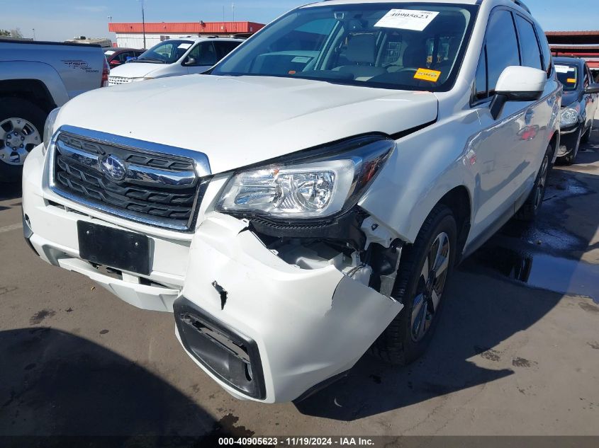 2018 Subaru Forester 2.5I Premium VIN: JF2SJAGC1JH452250 Lot: 40905623