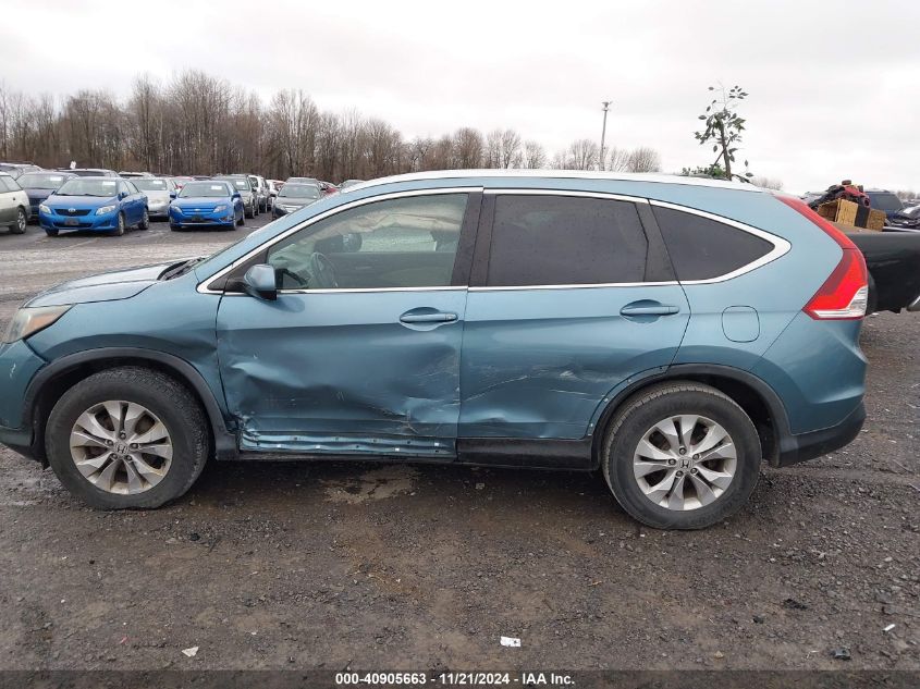 2014 Honda Cr-V Ex-L VIN: 2HKRM4H74EH611034 Lot: 40905663