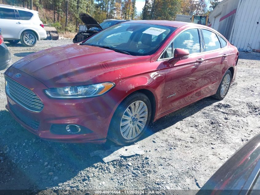 2014 Ford Fusion Hybrid Se VIN: 3FA6P0LUXER230730 Lot: 40905664