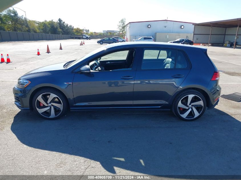 2018 Volkswagen Golf Gti 2.0T Autobahn/2.0T S/2.0T Se VIN: 3VW547AU9JM265600 Lot: 40905709