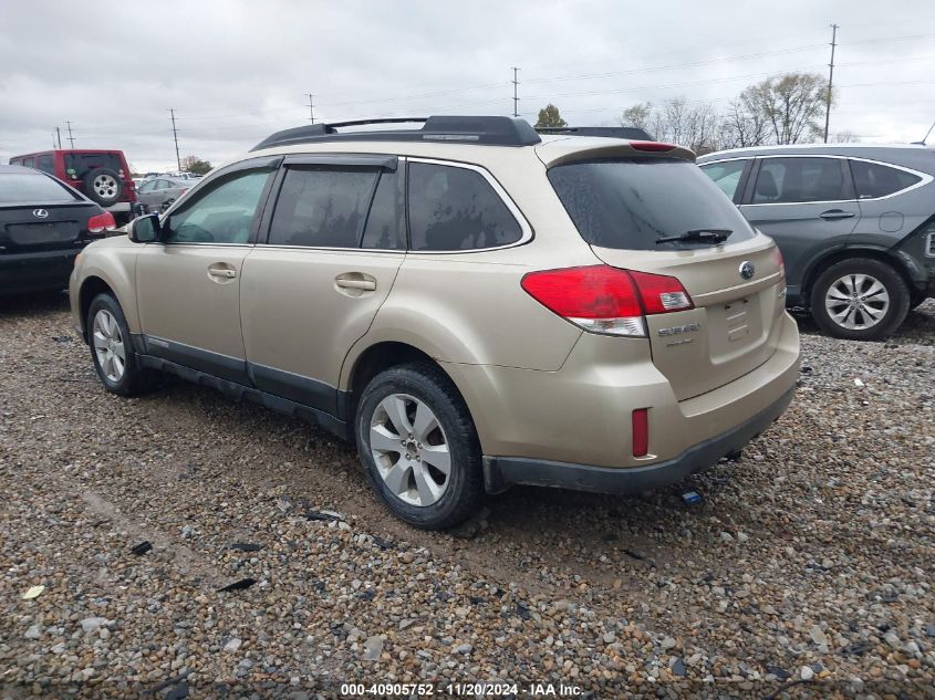 2010 Subaru Outback 2.5I Premium VIN: 4S4BRBCC3A3371276 Lot: 40905752