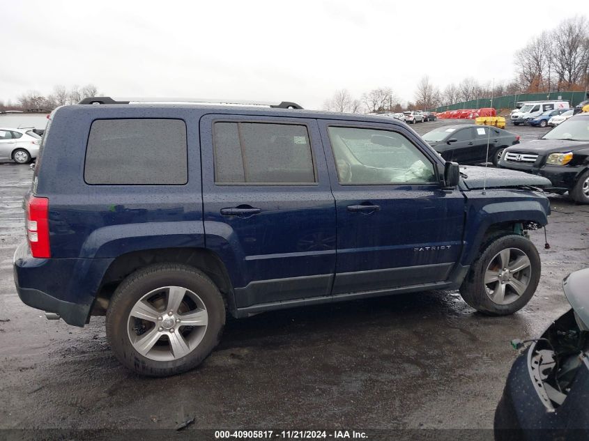 2017 Jeep Patriot High Altitude 4X4 VIN: 1C4NJRFB5HD165045 Lot: 40905817