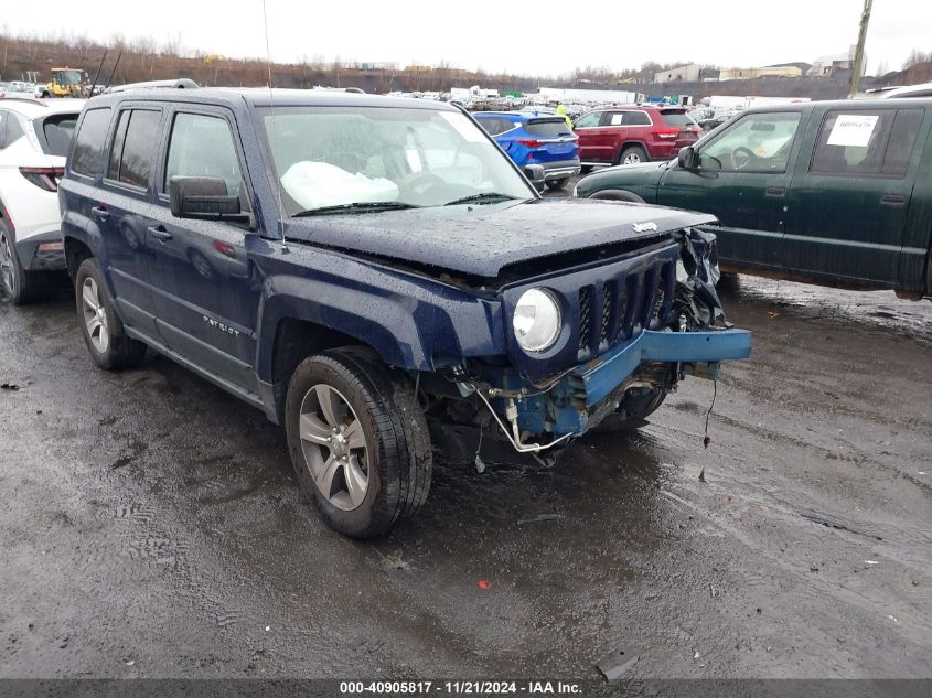 2017 Jeep Patriot High Altitude 4X4 VIN: 1C4NJRFB5HD165045 Lot: 40905817