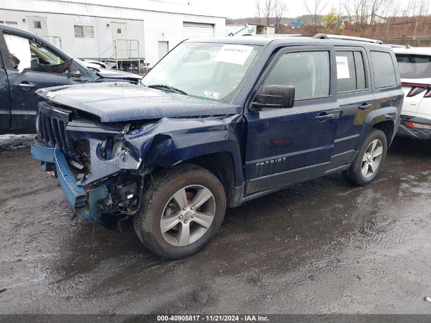 2017 Jeep Patriot High Altitude 4X4 VIN: 1C4NJRFB5HD165045 Lot: 40905817