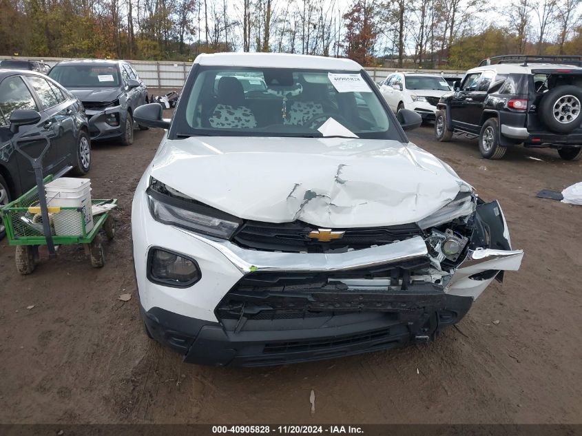 2023 Chevrolet Trailblazer Fwd Ls VIN: KL79MMS21PB075674 Lot: 40905828