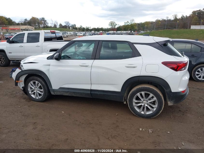 2023 Chevrolet Trailblazer Fwd Ls VIN: KL79MMS21PB075674 Lot: 40905828