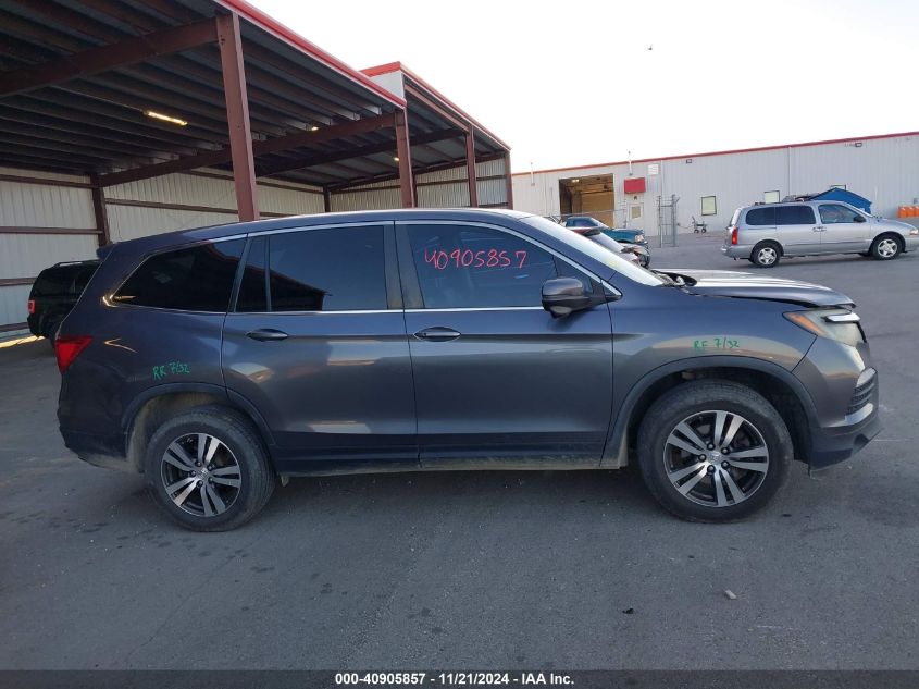 2017 Honda Pilot Ex-L VIN: 5FNYF6H85HB004010 Lot: 40905857