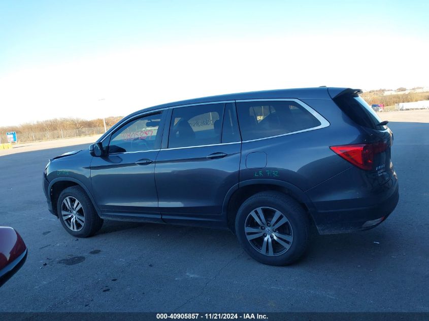 2017 Honda Pilot Ex-L VIN: 5FNYF6H85HB004010 Lot: 40905857