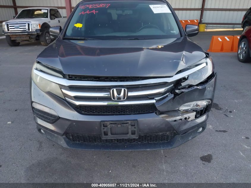 2017 Honda Pilot Ex-L VIN: 5FNYF6H85HB004010 Lot: 40905857