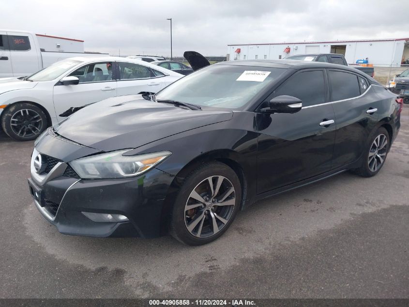 VIN 1N4AA6APXGC420167 2016 NISSAN MAXIMA no.2