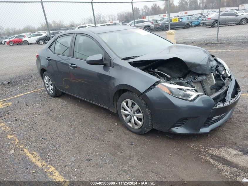 VIN 2T1BURHEXFC394168 2015 Toyota Corolla, LE no.1