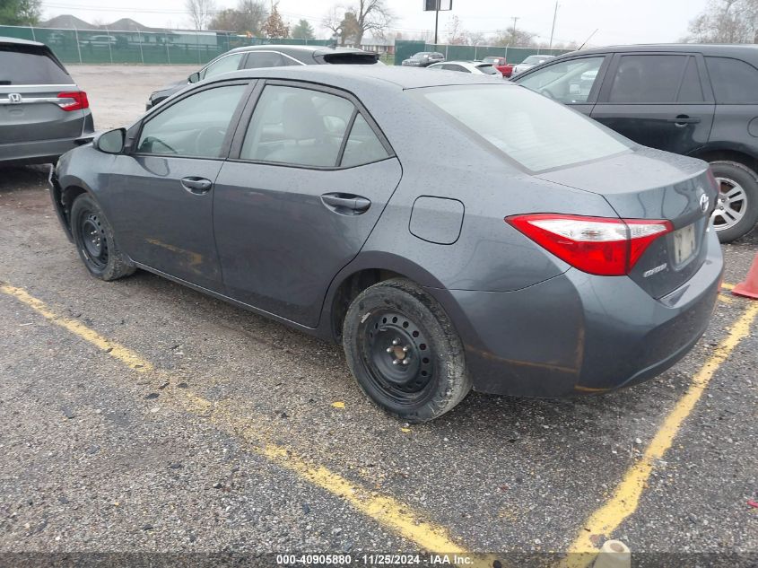 VIN 2T1BURHEXFC394168 2015 Toyota Corolla, LE no.3