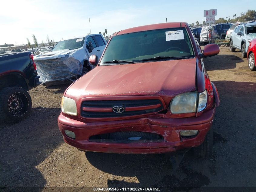 2002 Toyota Tundra Ltd V8 VIN: 5TBRT38142S271228 Lot: 40905946