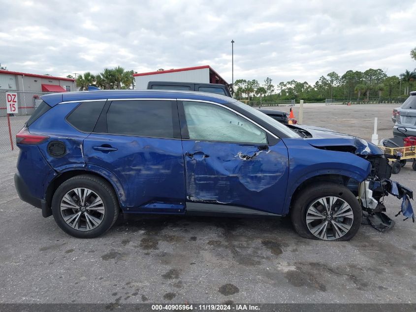 2021 Nissan Rogue Sv Fwd VIN: JN8AT3BA7MW024502 Lot: 40905964