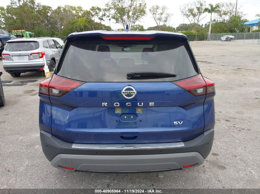 2021 Nissan Rogue Sv Fwd VIN: JN8AT3BA7MW024502 Lot: 40905964