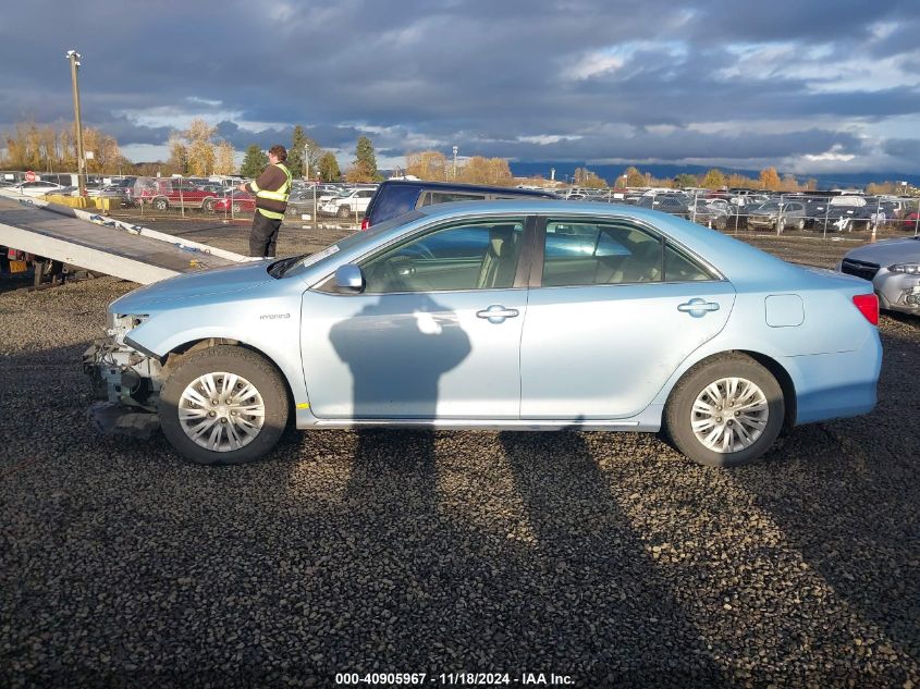 2013 TOYOTA CAMRY HYBRID VIN: 4T1BD1FK3DU086863