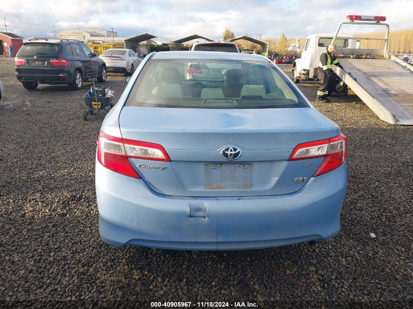 2013 TOYOTA CAMRY HYBRID VIN: 4T1BD1FK3DU086863