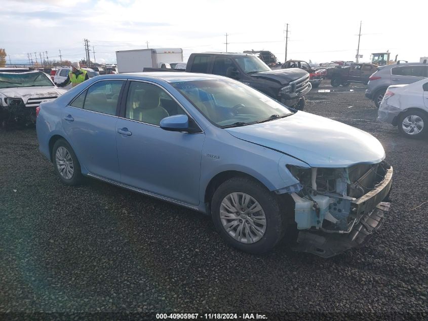 2013 TOYOTA CAMRY HYBRID VIN: 4T1BD1FK3DU086863