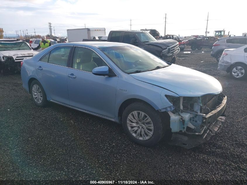 2013 TOYOTA CAMRY HYBRID