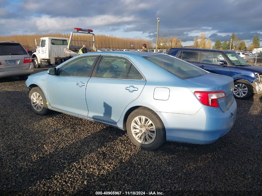 2013 TOYOTA CAMRY HYBRID VIN: 4T1BD1FK3DU086863