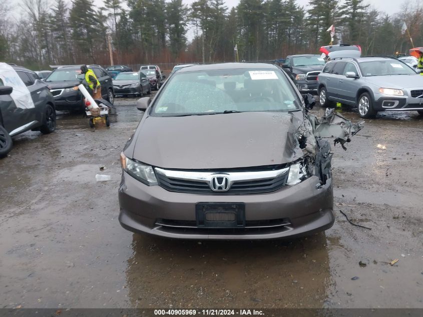 2012 Honda Civic Lx VIN: JHMFB2F57CS003200 Lot: 40905969