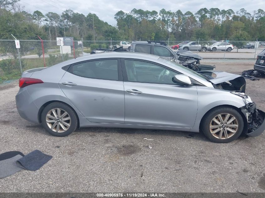 2016 Hyundai Elantra Se VIN: 5NPDH4AE8GH790284 Lot: 40905976