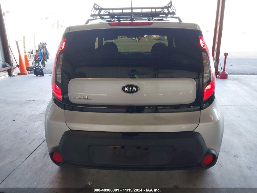 2014 Kia Soul + VIN: KNDJP3A59E7701050 Lot: 40906001