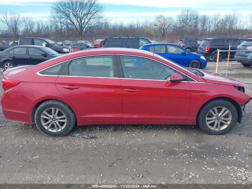 2017 Hyundai Sonata VIN: 5NPE24AF2HH490076 Lot: 40906002