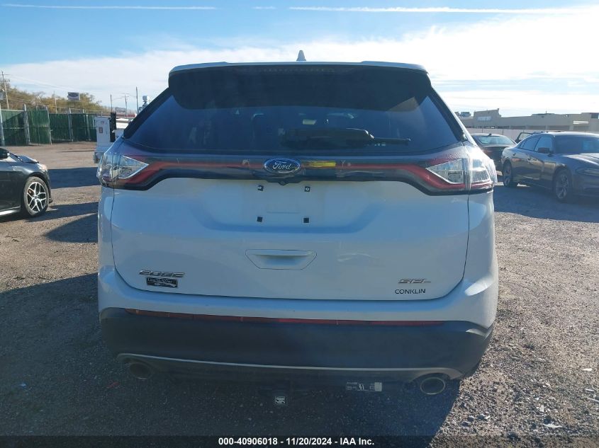 2015 Ford Edge Sel VIN: 2FMTK3J8XFBB66946 Lot: 40906018