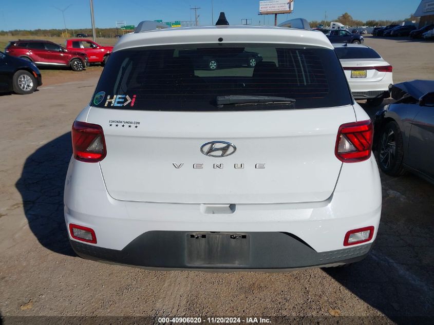 2021 Hyundai Venue Sel VIN: KMHRC8A31MU106733 Lot: 40906020