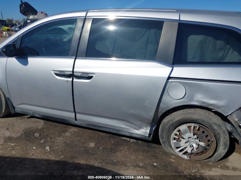 2015 Honda Odyssey Lx VIN: 5FNRL5H21FB002657 Lot: 40906039