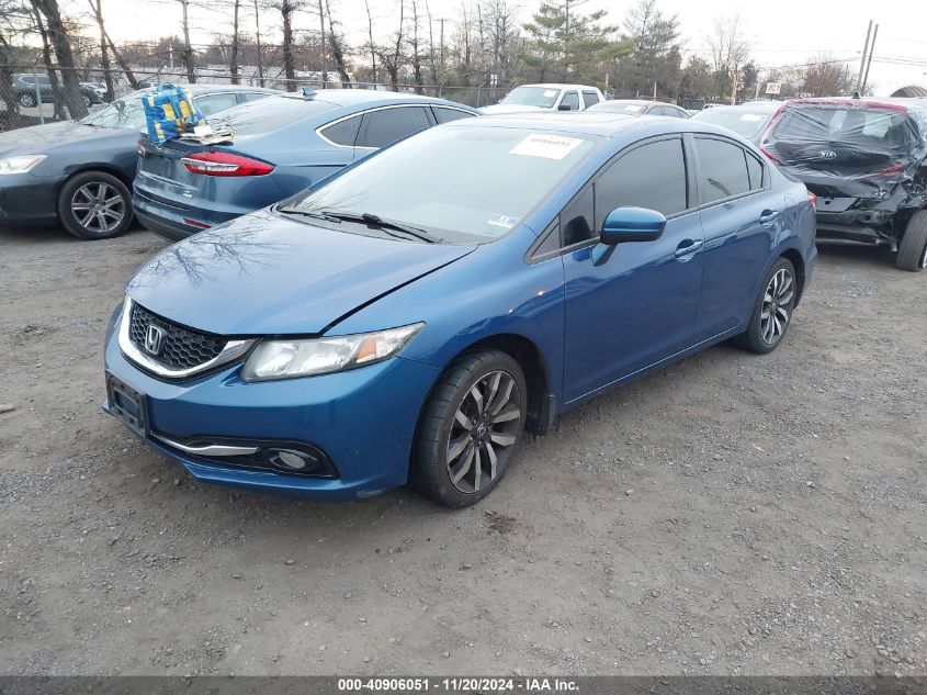 VIN 19XFB2F92EE242566 2014 Honda Civic, Ex-L no.2