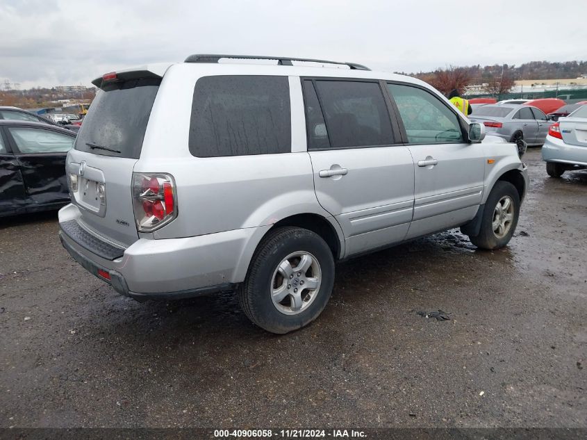 2008 Honda Pilot Ex-L VIN: 5FNYF18588B027483 Lot: 40906058