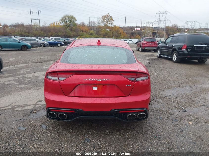 2023 Kia Stinger Gt2 VIN: KNAE55LC7P6122840 Lot: 40906059