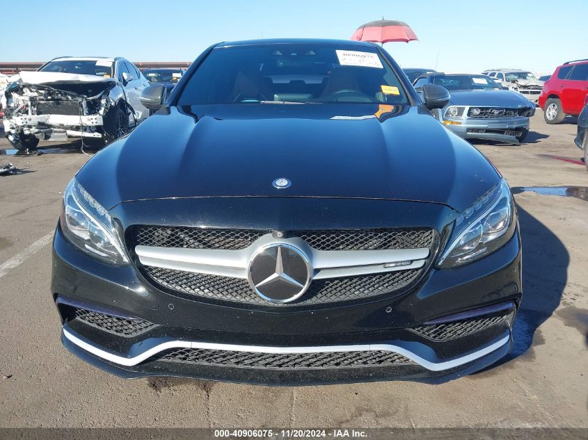 2017 Mercedes-Benz Amg C 63 S VIN: 55SWF8HB2HU225500 Lot: 40906075