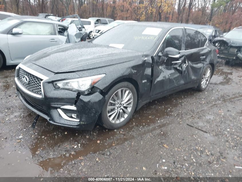 2020 Infiniti Q50 Luxe Awd VIN: JN1EV7AR7LM253121 Lot: 40906087