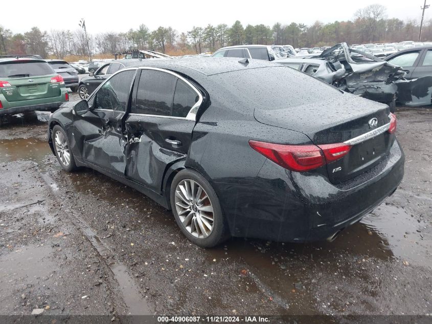 2020 Infiniti Q50 Luxe Awd VIN: JN1EV7AR7LM253121 Lot: 40906087