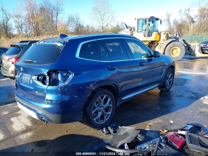 2021 BMW X3 xDrive30I VIN: 5UXTY5C08M9F18794 Lot: 40906091