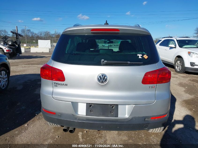 2016 Volkswagen Tiguan Se VIN: WVGAV7AX8GW552701 Lot: 40906121