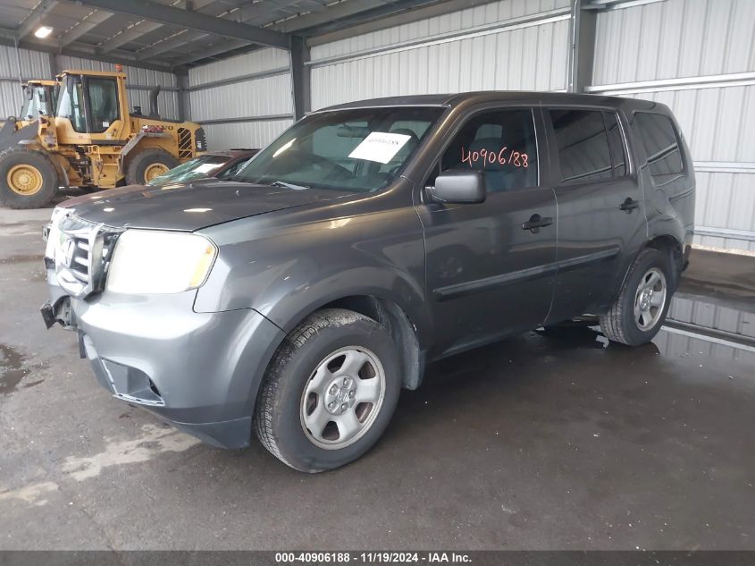 VIN 5FNYF4H20DB037040 2013 HONDA PILOT no.2