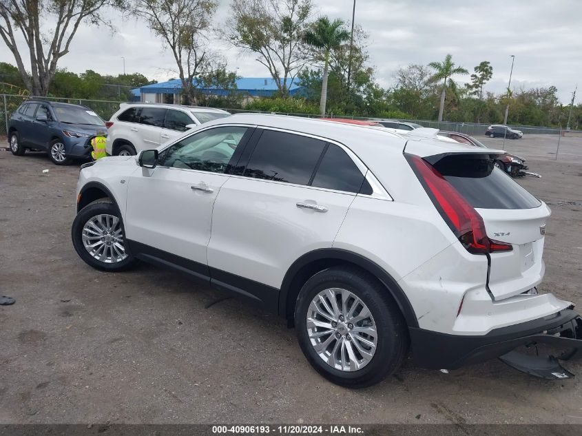 2024 Cadillac Xt4 Fwd Luxury VIN: 1GYAZAR46RF206630 Lot: 40906193