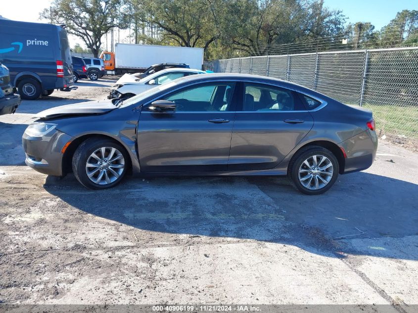 2015 Chrysler 200 C VIN: 1C3CCCCB6FN575187 Lot: 40906199