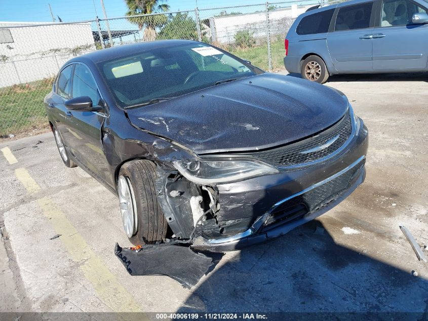 2015 Chrysler 200 C VIN: 1C3CCCCB6FN575187 Lot: 40906199