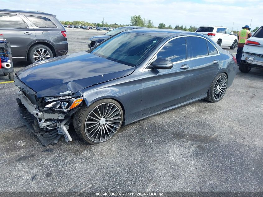 VIN 55SWF4JB6GU113218 2016 Mercedes-Benz C-Class, C... no.2