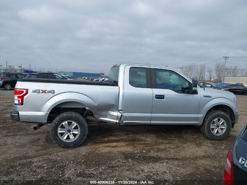 2018 Ford F-150 Xl VIN: 1FTEX1EPXJFC12383 Lot: 40906235