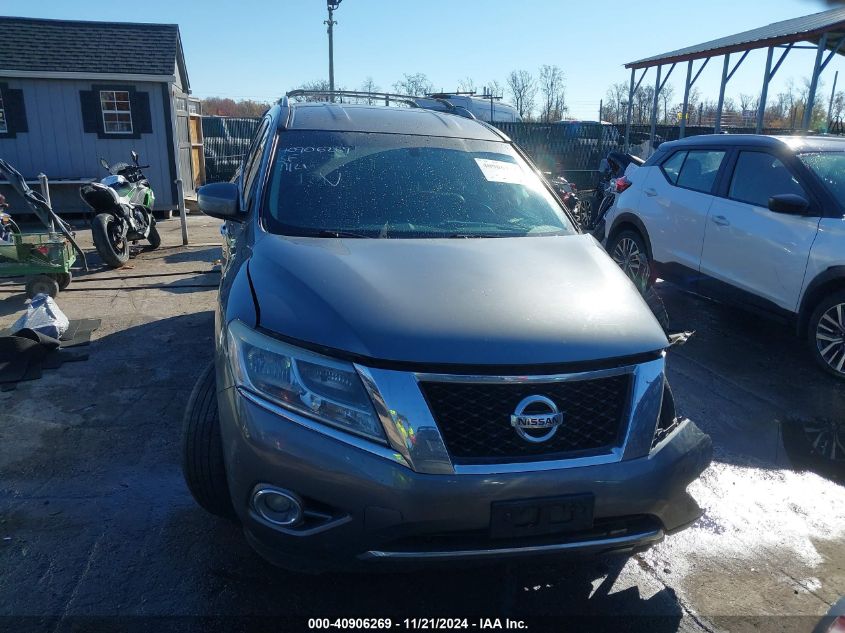 2015 Nissan Pathfinder Sl VIN: 5N1AR2MMXFC713798 Lot: 40906269