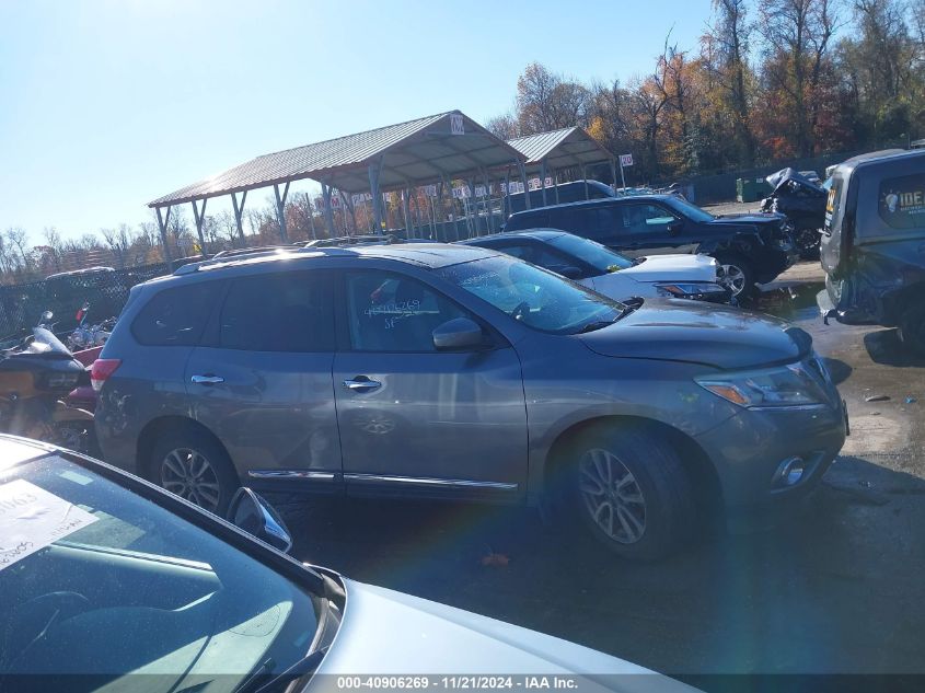 2015 Nissan Pathfinder Sl VIN: 5N1AR2MMXFC713798 Lot: 40906269