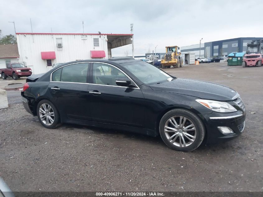 2012 Hyundai Genesis 3.8 VIN: KMHGC4DD7CU154613 Lot: 40906271